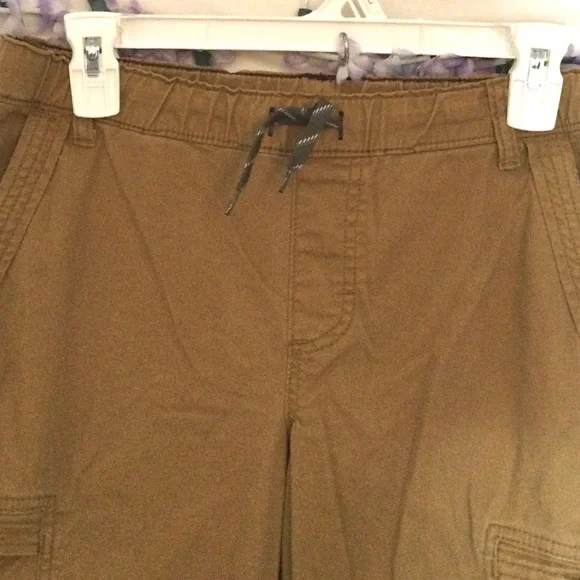 Boys wrangler Brown Cargo Pants with Elastic Ankles. - Picture 3 of 8